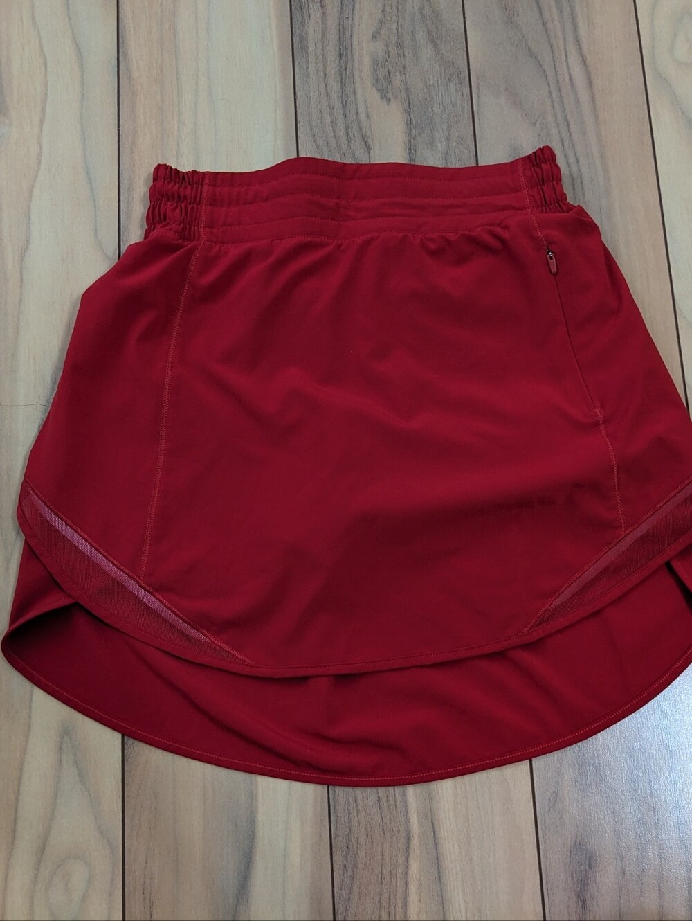EUC! Lululemon Hotty Hot Skirt In Red Size 2